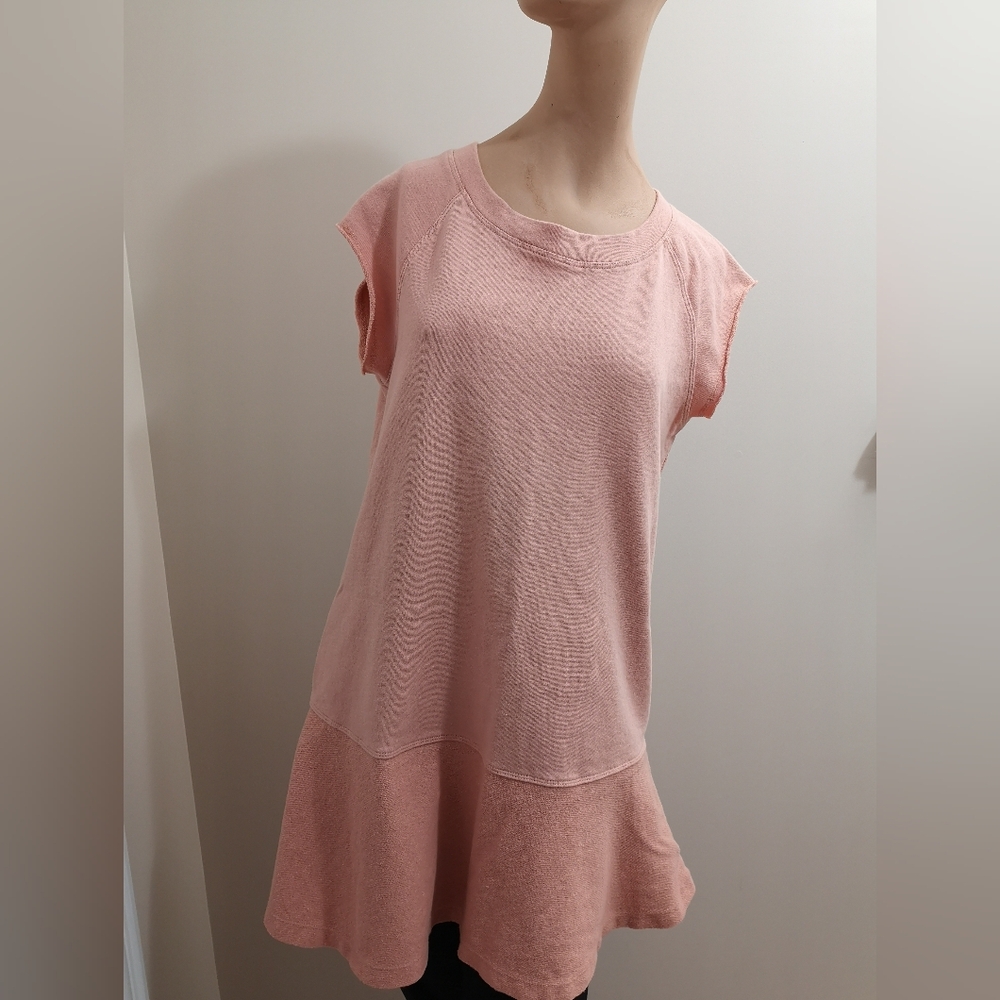 Charlie Paige M Pink Sweatshirt Tennis Sleeveless Dress